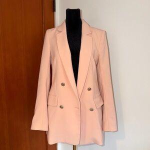 Elegant Women's Blazer in Soft Pink H&M size 2